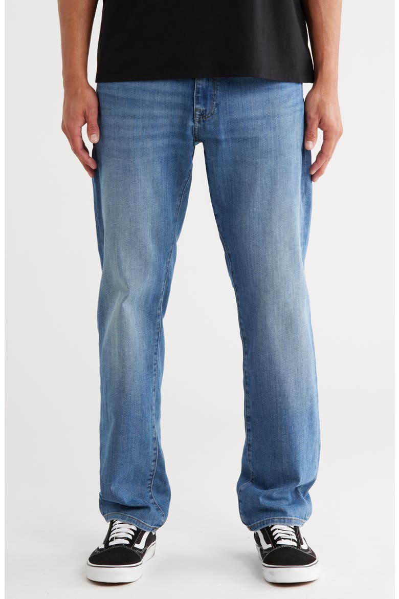 Zach Mid Straight Leg Jeans, Main, color, MID SHADED HOUSTON