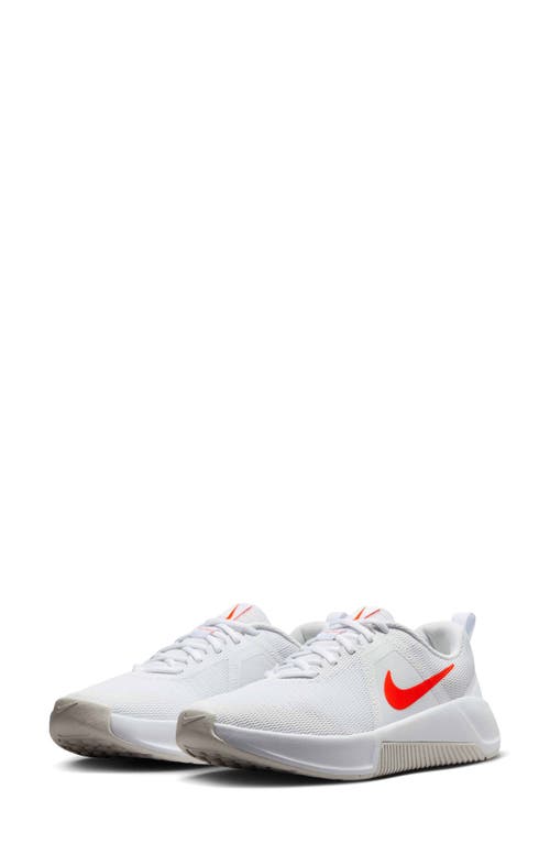 Nike Mc Trainer 3 Training Shoe In White/phantom/bright Crimson