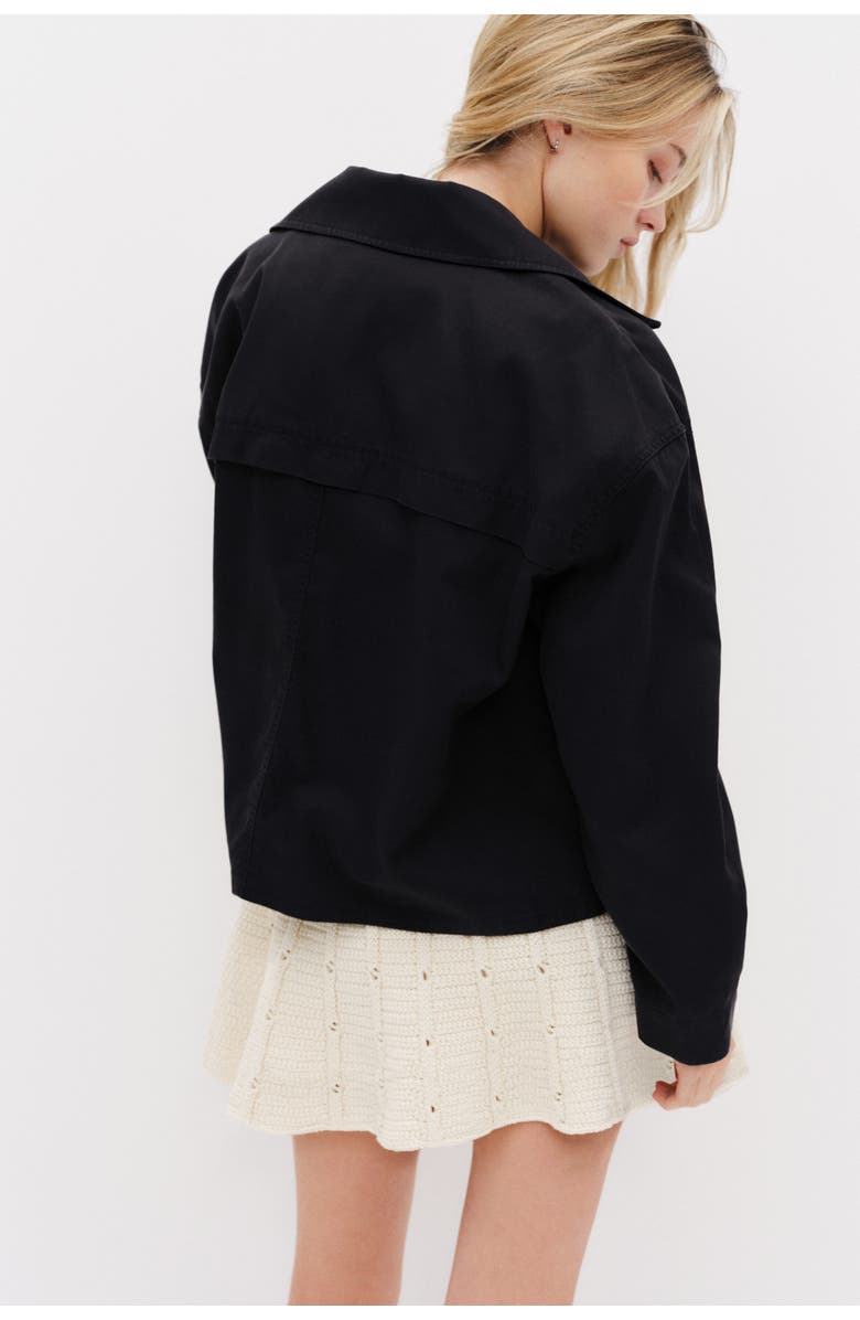 H&M Twill jacket, Alternate, color, Charcoal Gray