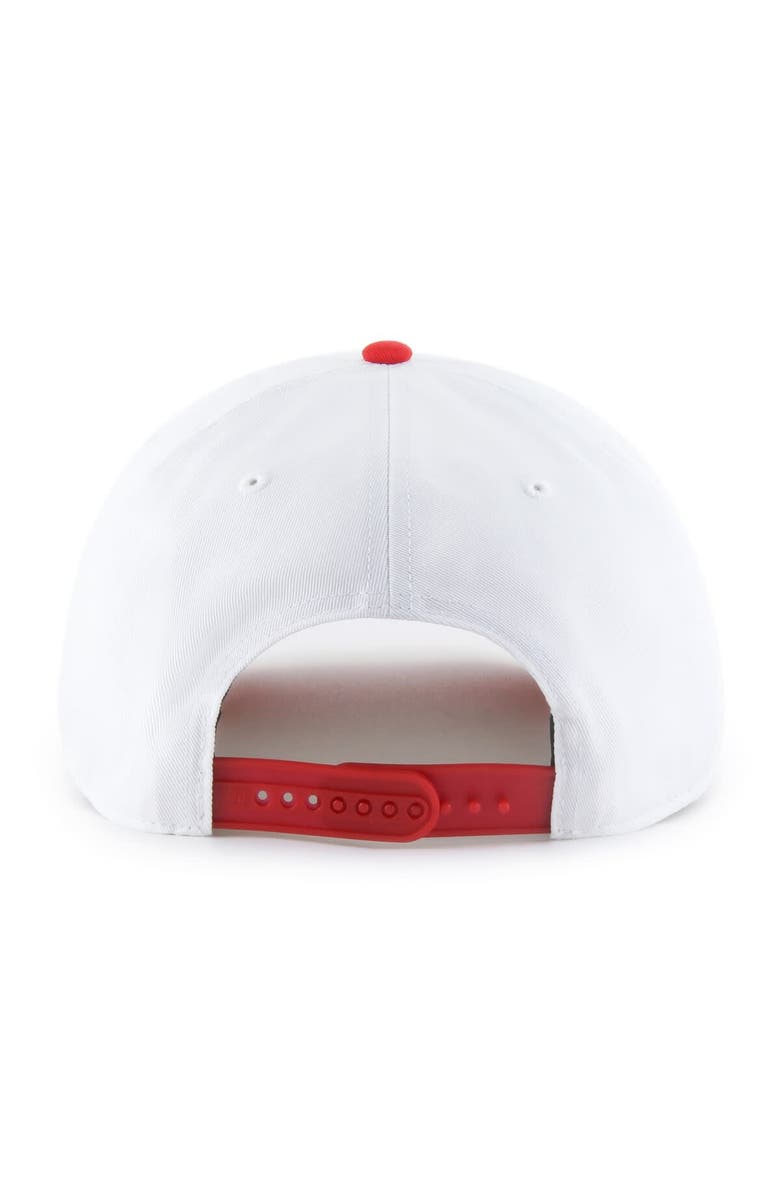 '47 Men's '47 White/Red USMNT Wave Hitch Adjustable Hat, Alternate, color, White