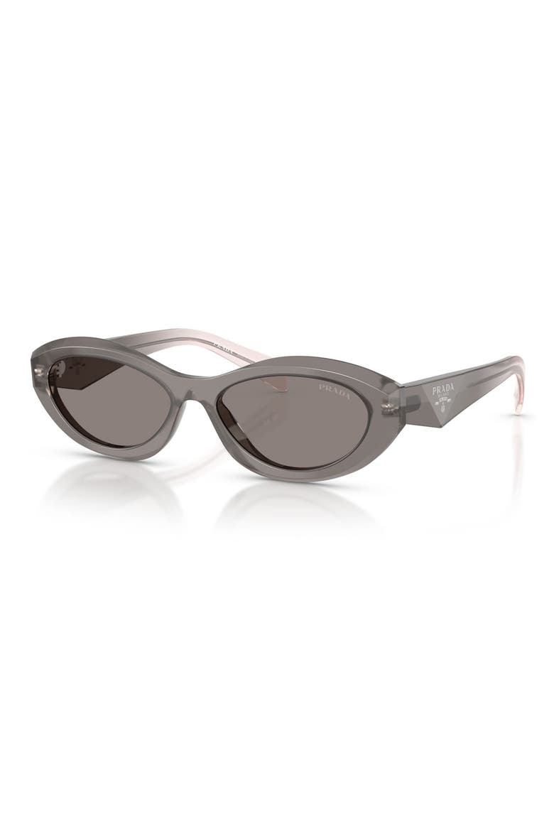 Symbole 56mm Oval Sunglasses, Alternate, color, GREY / DARK GREY