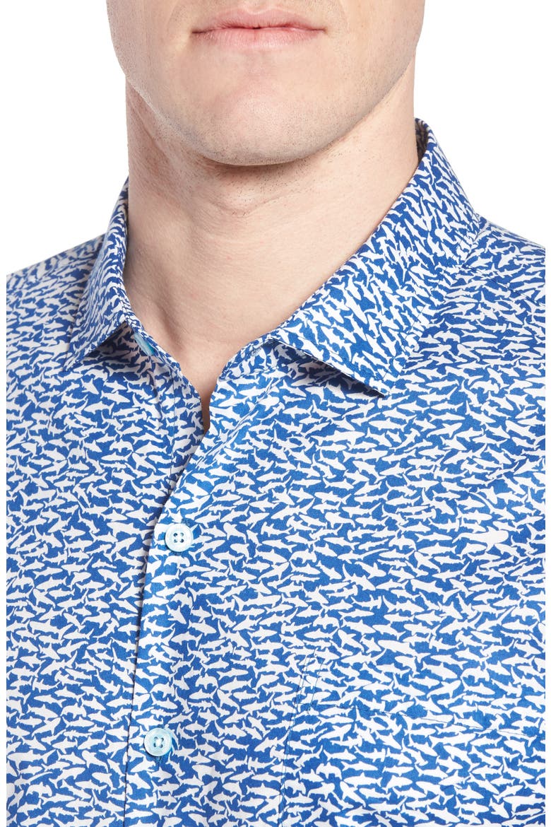 Shark Tank Regular Fit Shirt, Alternate, color, MARINA