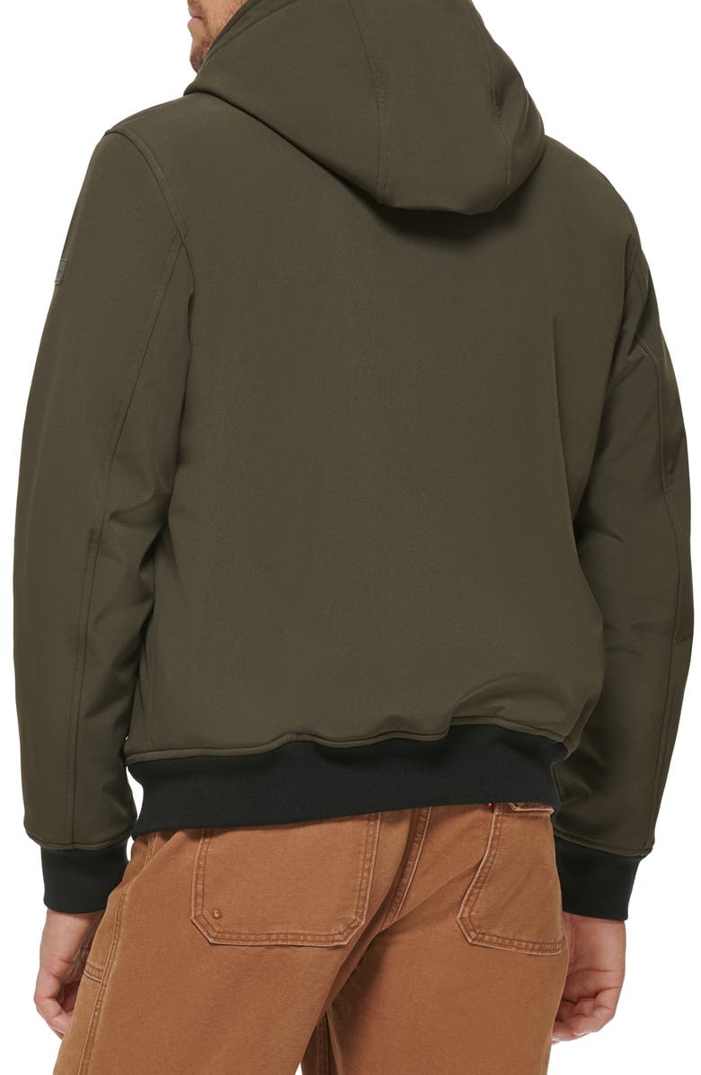 Dockers<sup>®</sup> Softshell Faux Shearling Lined Hoodie, Alternate, color,