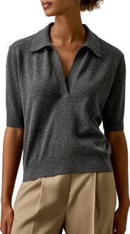 Lilysilk Cashmere Polo Sweater