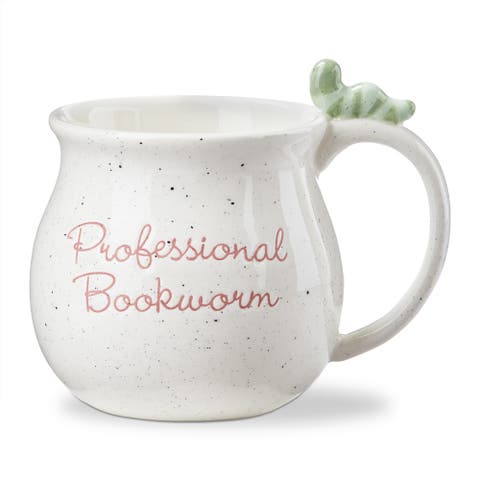 Professional Bookworm Earthenware Mug Multi 20 oz 5.68x4.25x4 in
