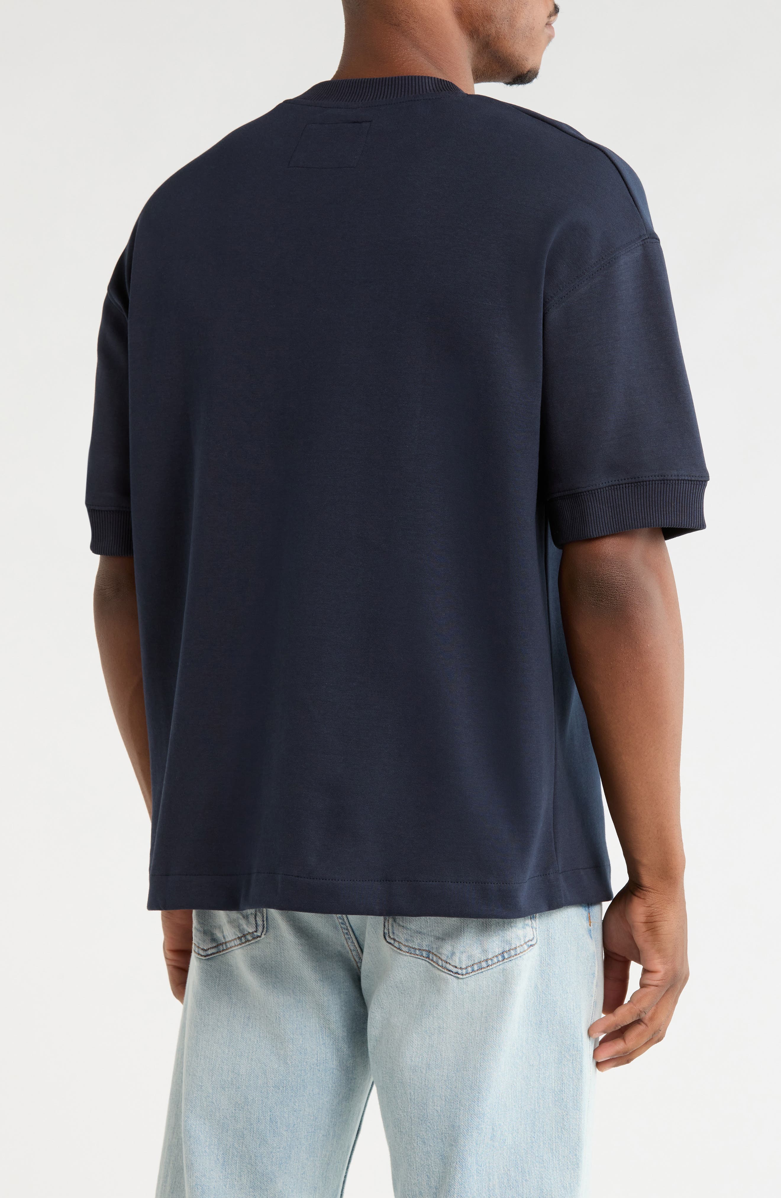 Crewneck Cotton Blend T-shirt - image 2