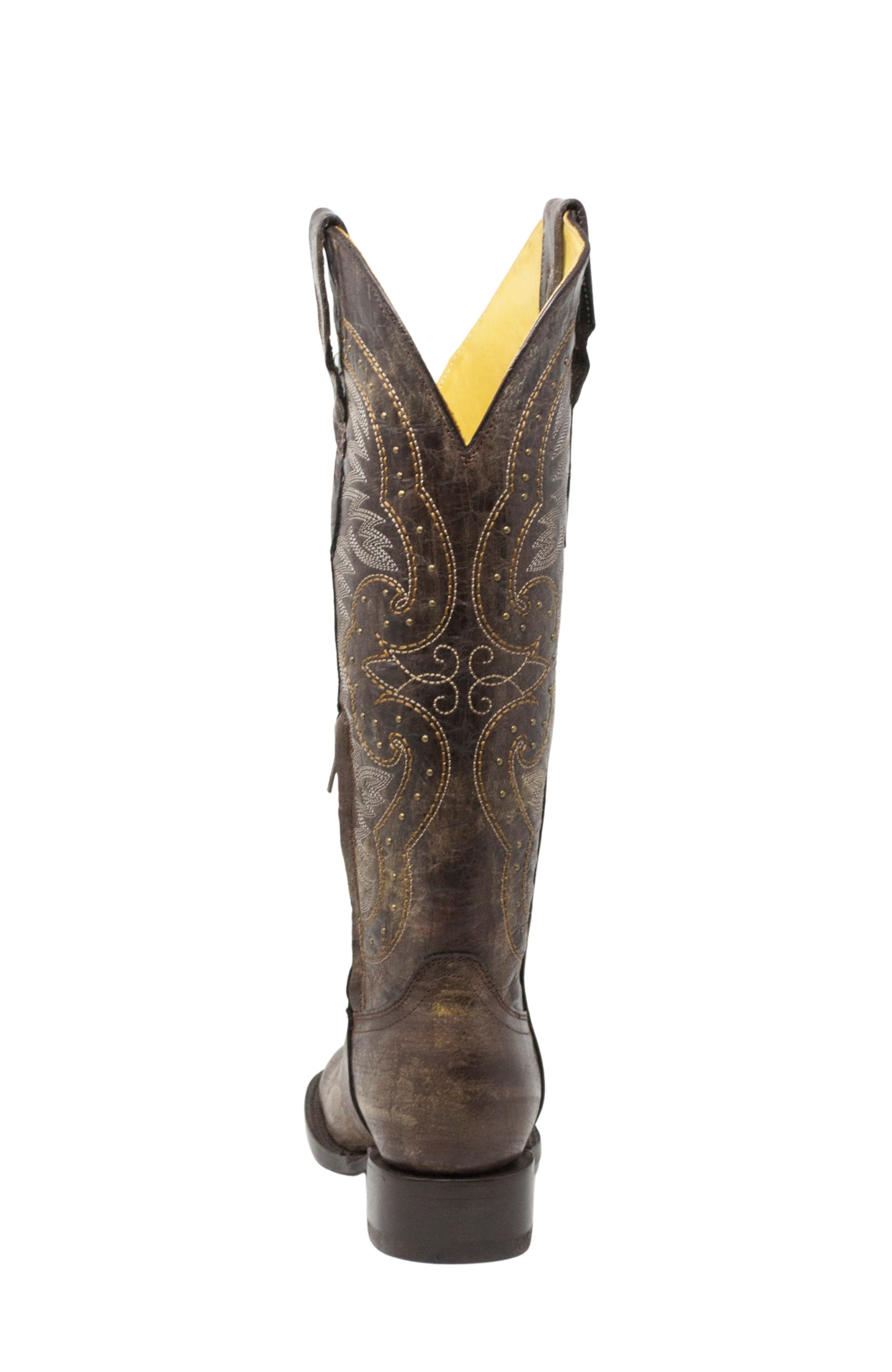 NORTALIE The Arena Western Cowboy Boot, Alternate, color, Arena