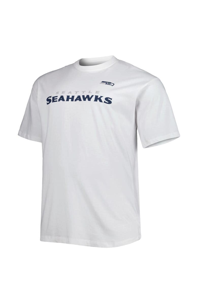 FANATICS Men's Fanatics Branded White Seattle Seahawks Big & Tall Hometown Collection Hot Shot T-Shirt, Alternate, color, 