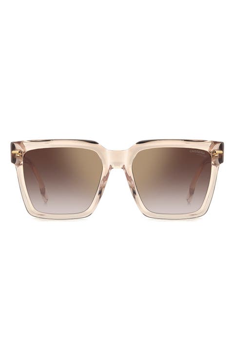 56mm Gradient Square Sunglasses