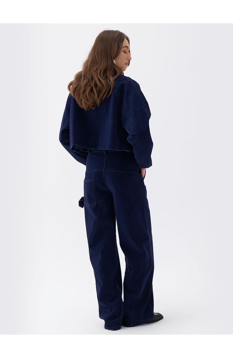 Nocturne High Waist Velvet Pants, Alternate, color, 