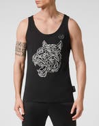 PLEIN SPORT Tank Top Tiger Men