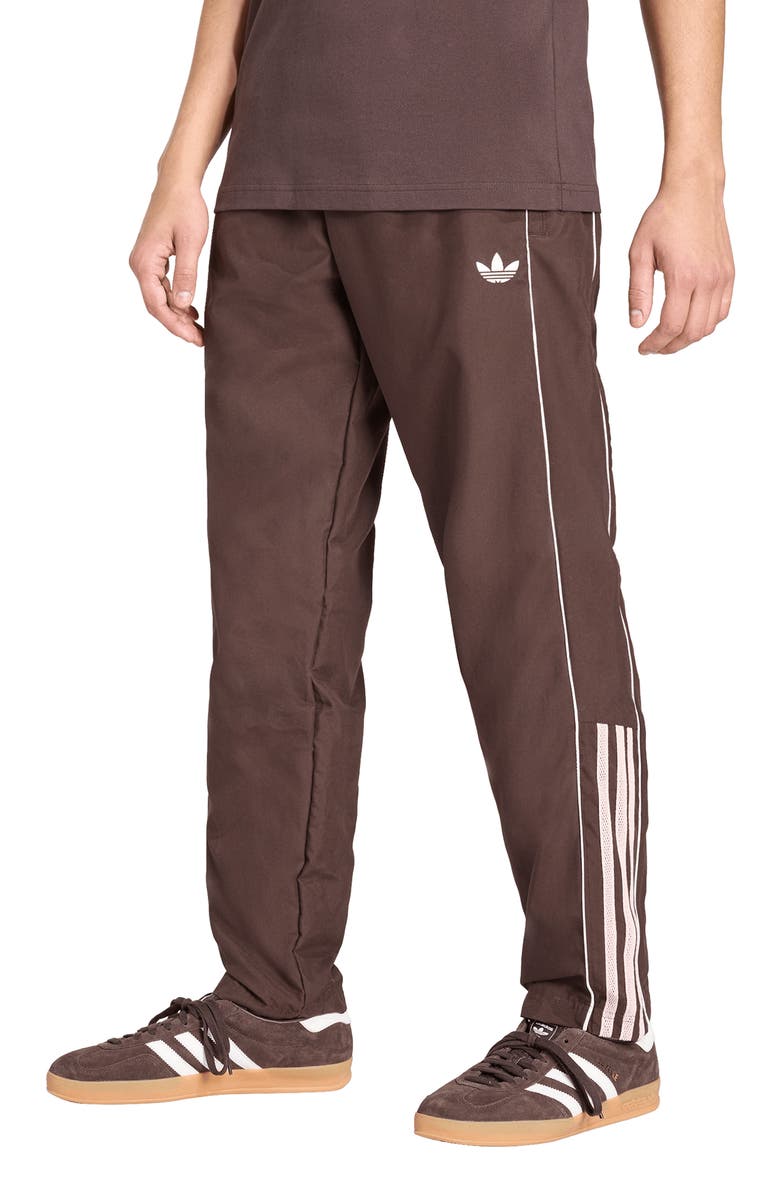 adidas Half Stripes Track Pants, Main, color, Aurora Coffee/ /