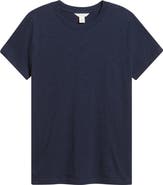 Caslon® Cotton Blend Crewneck T-Shirt