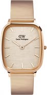Daniel Wellington Marlon Linen Wire Bracelet Watch, 32mm x 36mm