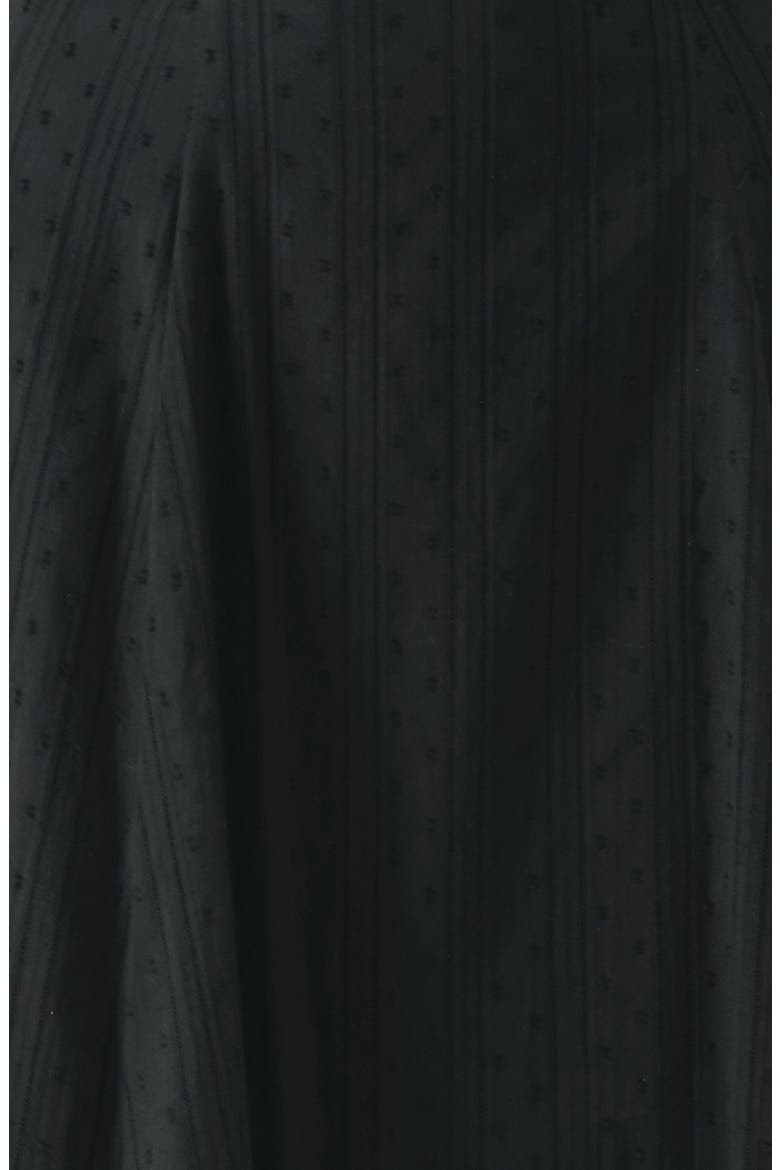 Sleeveless Cotton Midi Dress, Alternate, color, BLACK