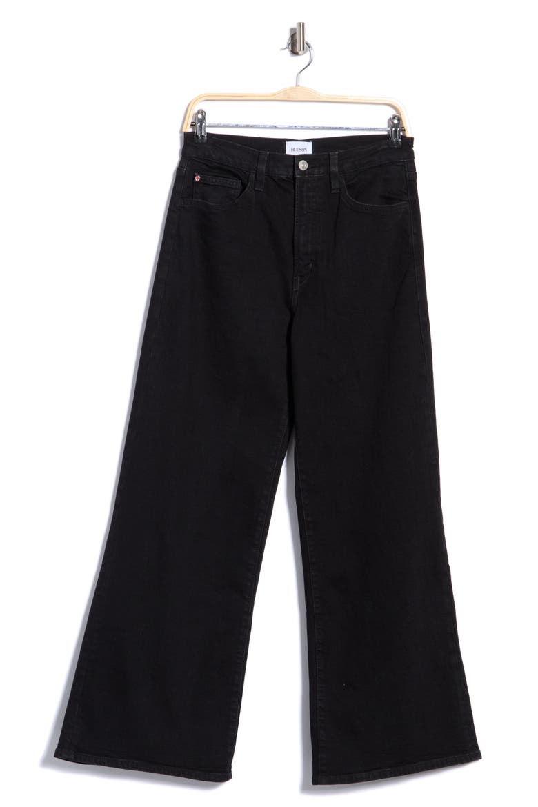 Jolene High Waist Wide Leg Pants, Main, color, VON TRAPP BLACK