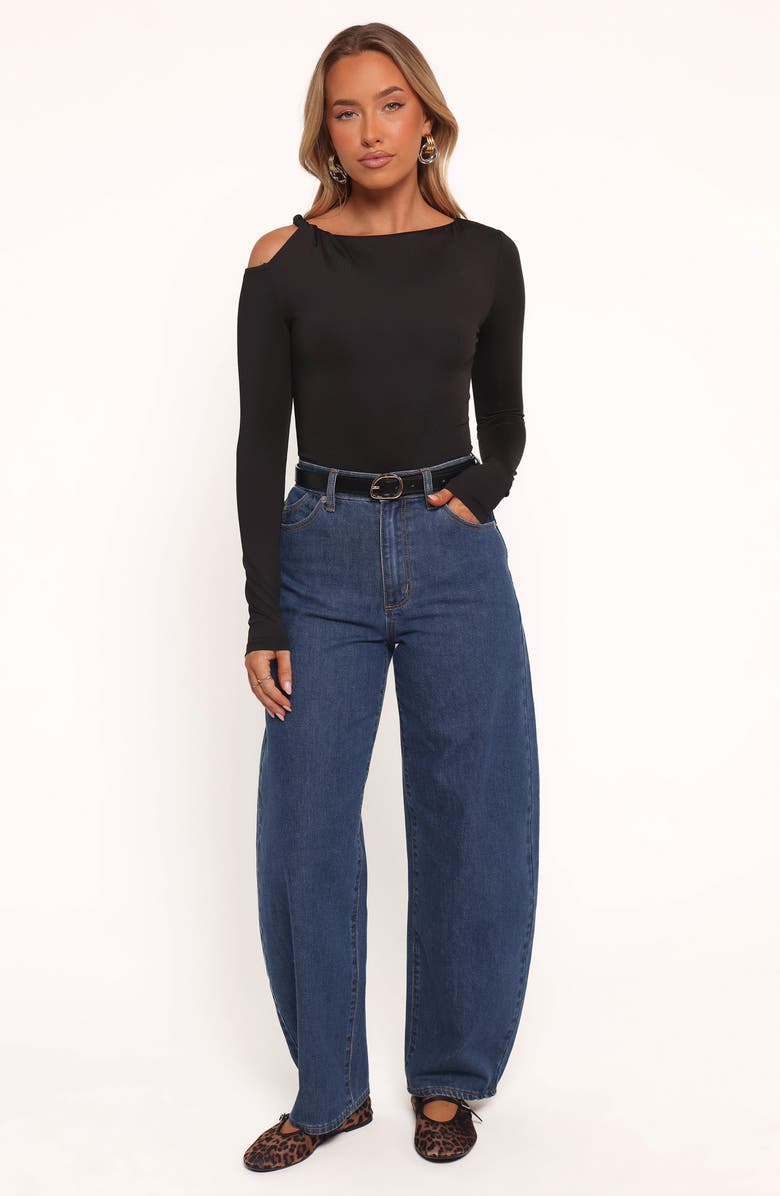 Petal & Pup Darma Cutout Top, Alternate, color, Black