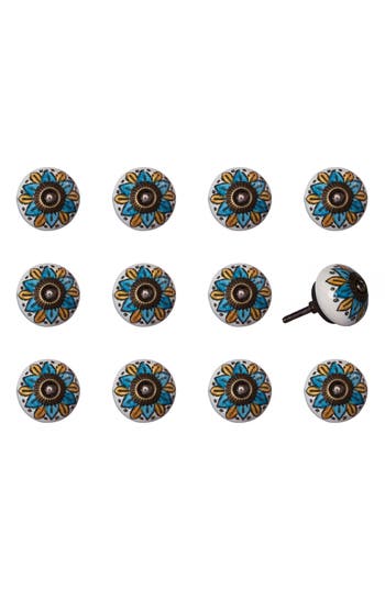 Kinetic 12-pack Knobs In Blue Yellow