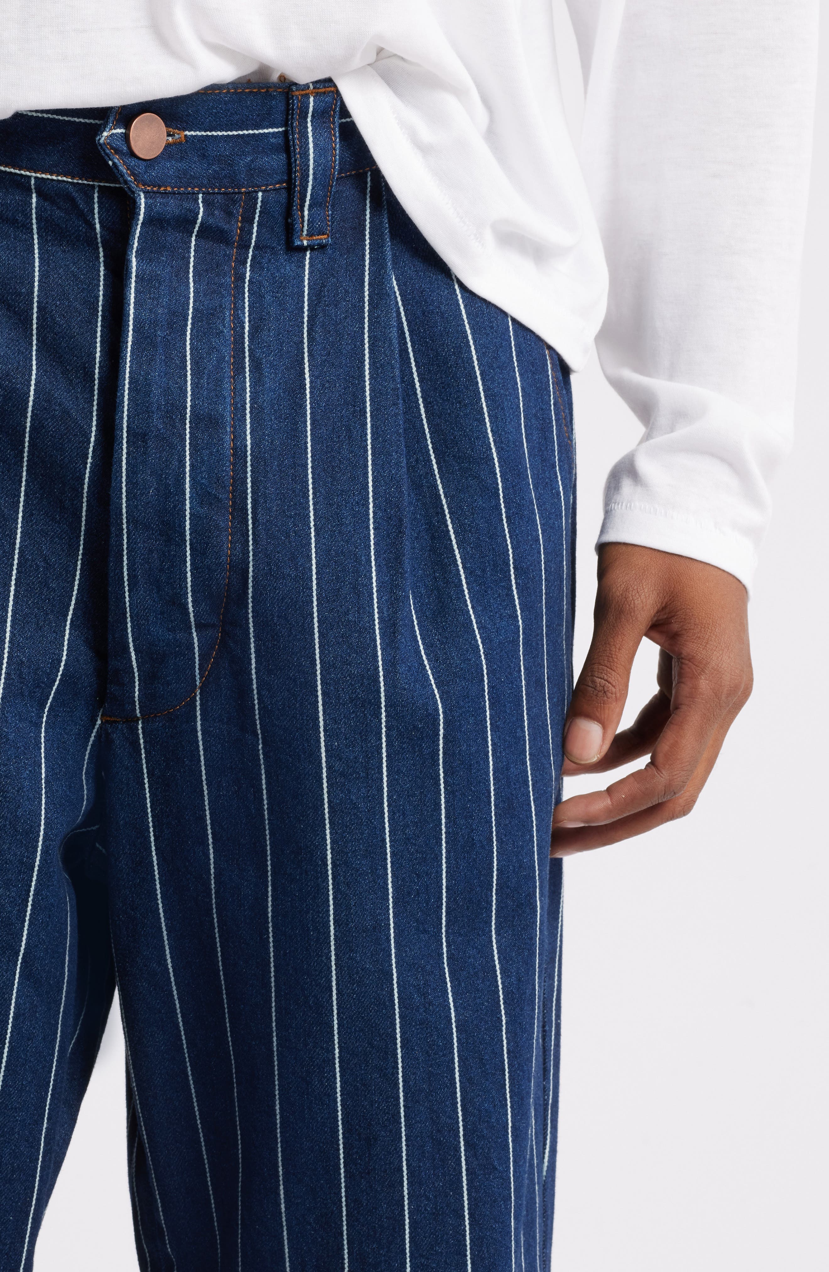 Railroad Stripe Pants (Men) | Nordstrom