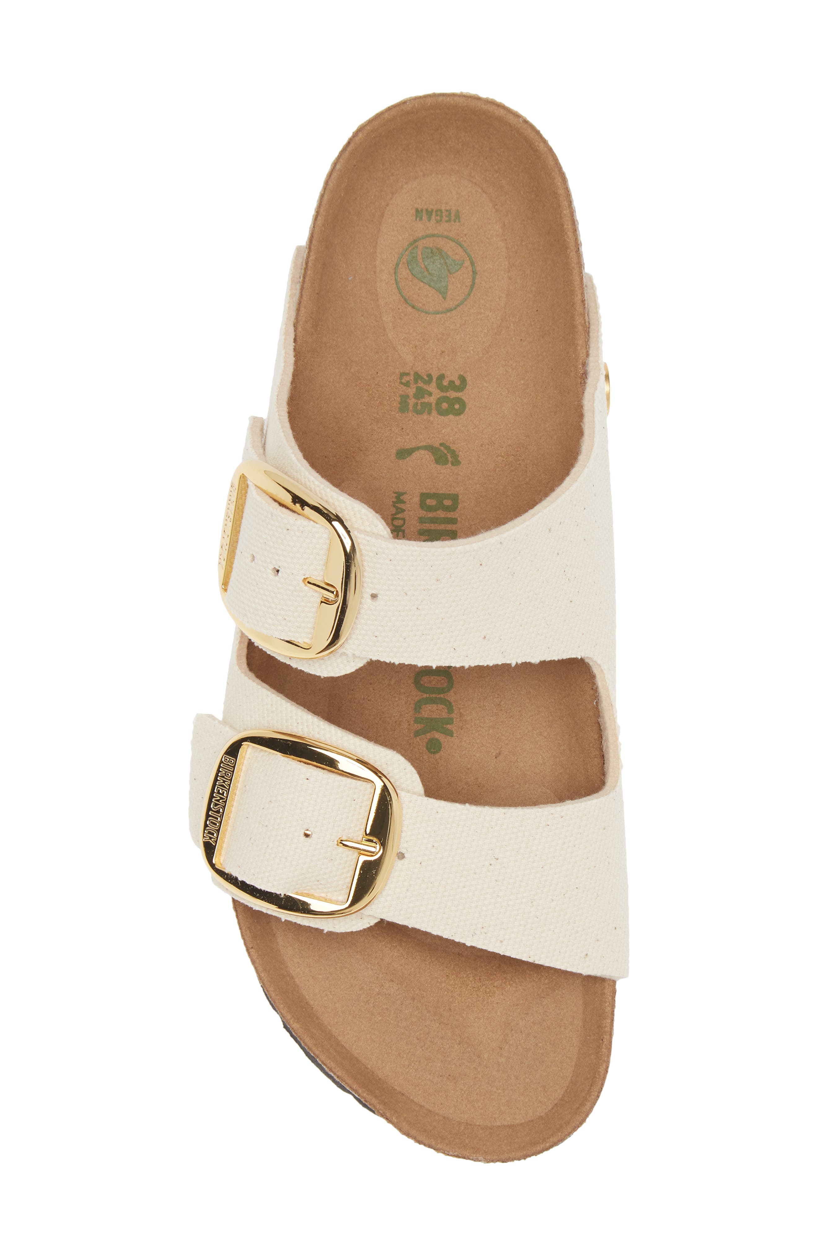 Birkenstock Arizona Big Buckle Canvas Slide Sandal, Alternate, color, 