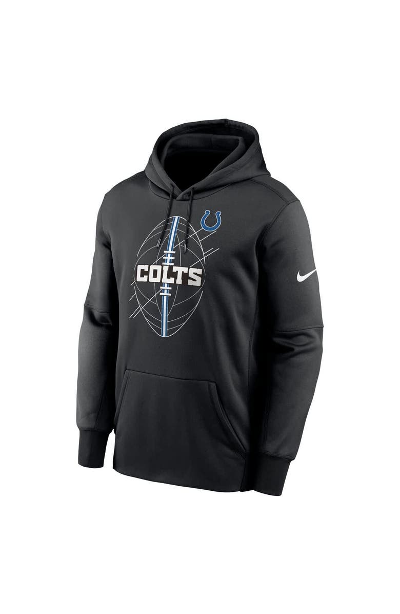 Nike Men's Nike Black Indianapolis Colts Performance Fleece Pullover Hoodie, Alternate, color, Black