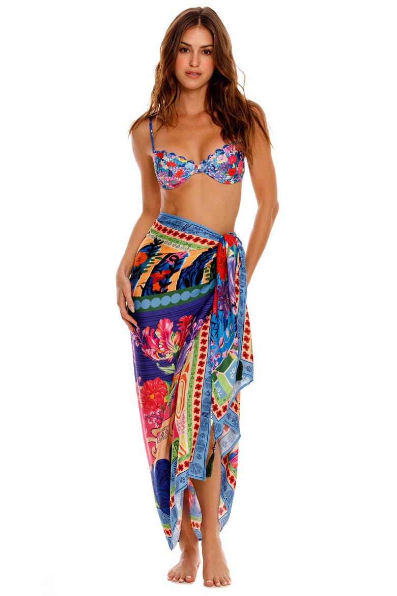 Piper Vessel Underwire Bikini Top, Alternate, color, BLUE