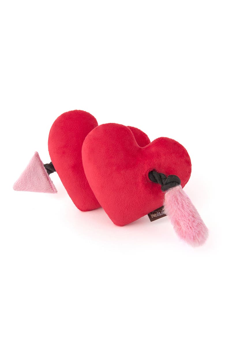 P.L.A.Y. Puppy Love, Furever Hearts Plush Toy, 2 Squeaker Hearts, Main, color, Red