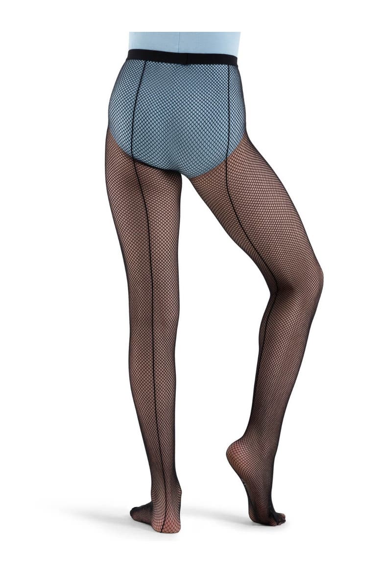 Classic Fishnet Tight w/ Seams, Main, color, black