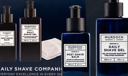 Murdock London Daily Shave Kit $93 Value In Transparent