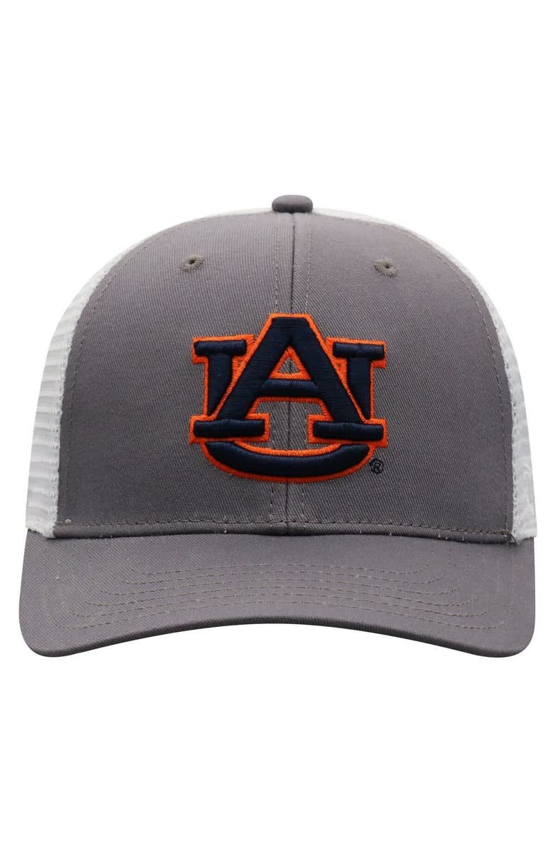 TOP OF THE WORLD Men's Top of the World Gray Auburn Tigers Trucker Adjustable Hat, Alternate, color, 