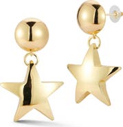 SPHERA MILANO Star Drop Earrings