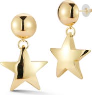 SPHERA MILANO Star Drop Earrings