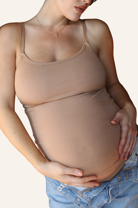 Soft Ribbed Nursing Tank