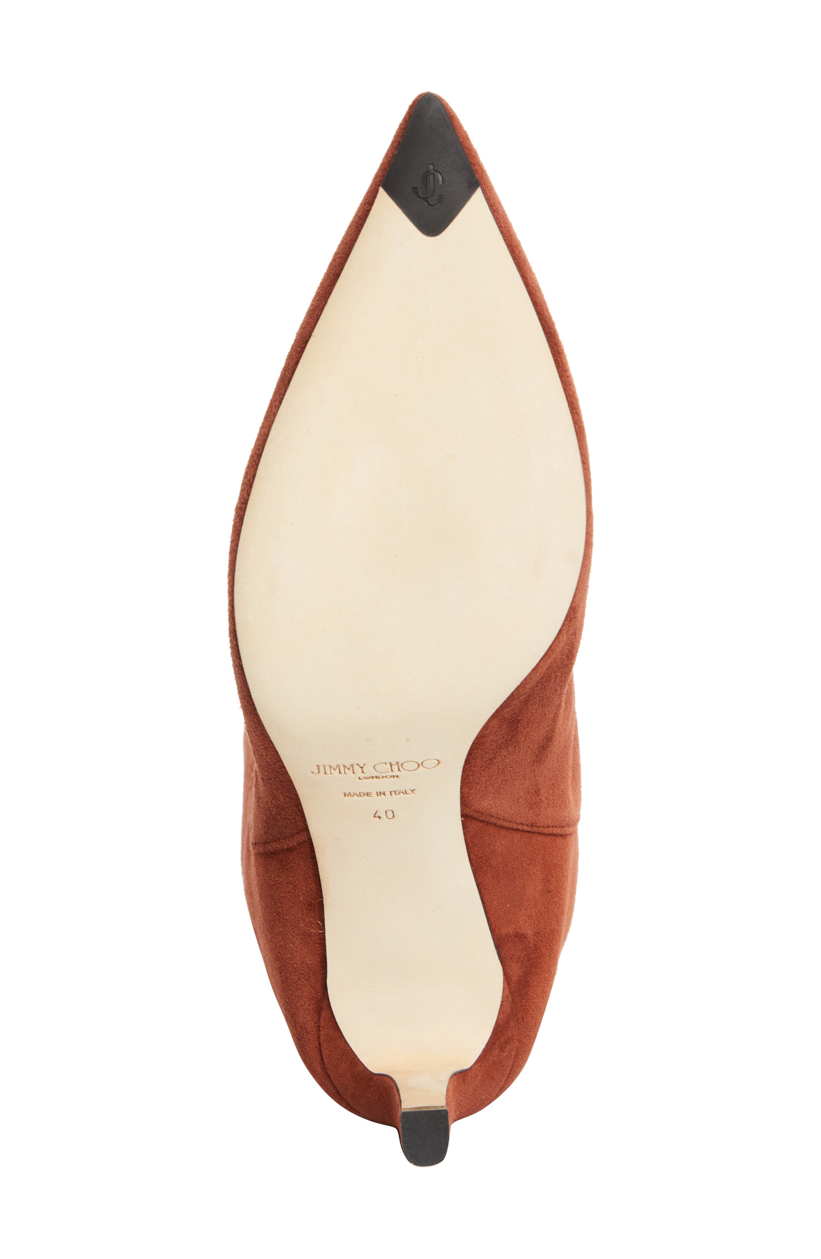 Jimmy Choo Alizze Pointed Toe Knee High Boot, Alternate, color, Cognac