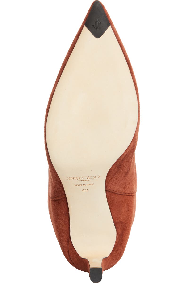 Jimmy Choo Alizze Pointed Toe Knee High Boot, Alternate, color, Cognac