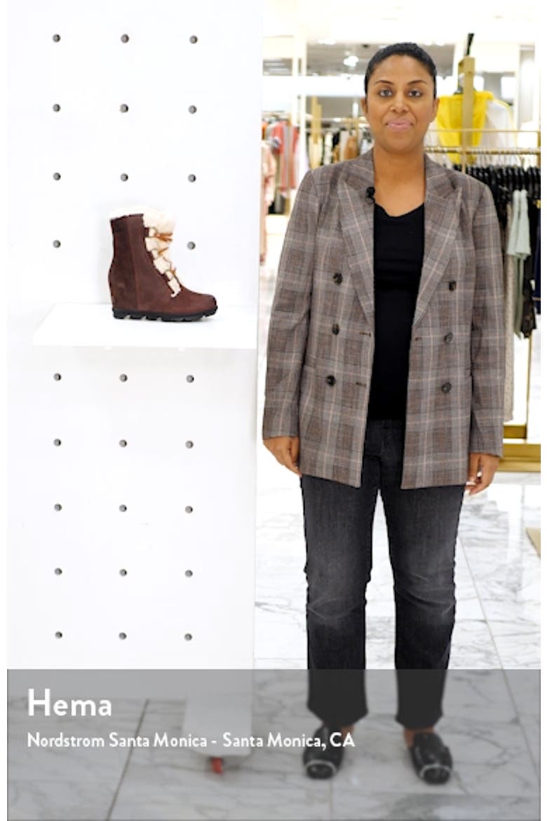 Joan of Arctic Wedge II Genuine Shearling Bootie video