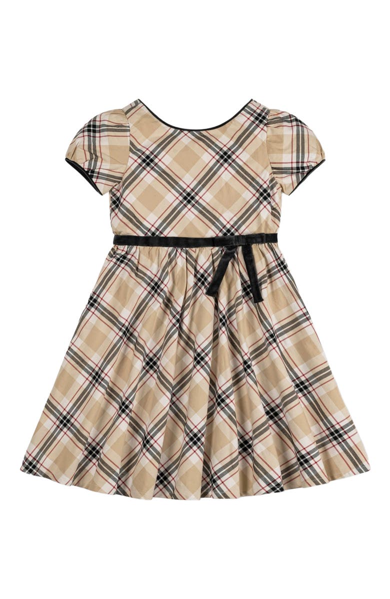 Hope & Henry Baby Girls' Puff Sleeve Party Dress, Infant, Alternate, color, 