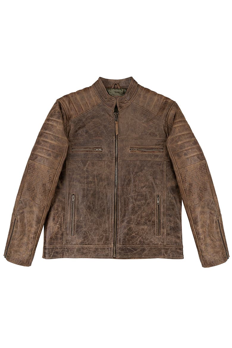 Death Valley Racer Jacket, Main, color, Brown