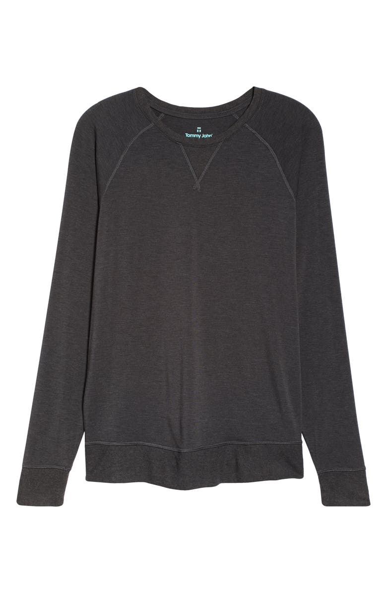 Tommy John Lounge Crewneck Sweatshirt, Alternate, color, 
