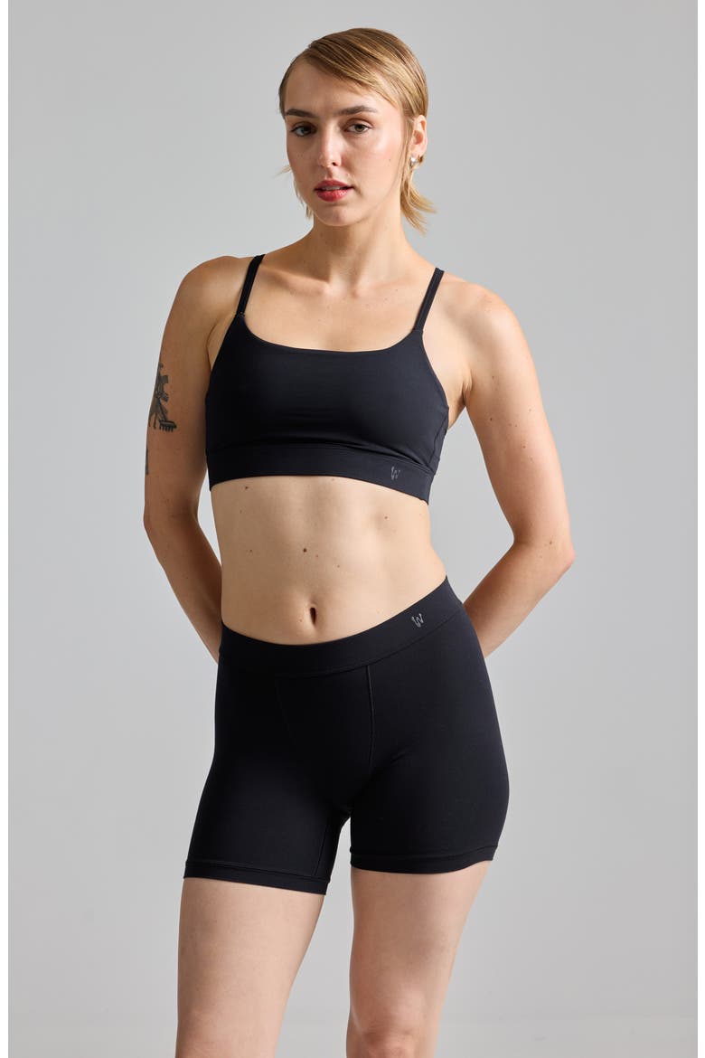 Luxe Icon Stretch Modal Adjustable Bralette, Alternate, color, BLACK