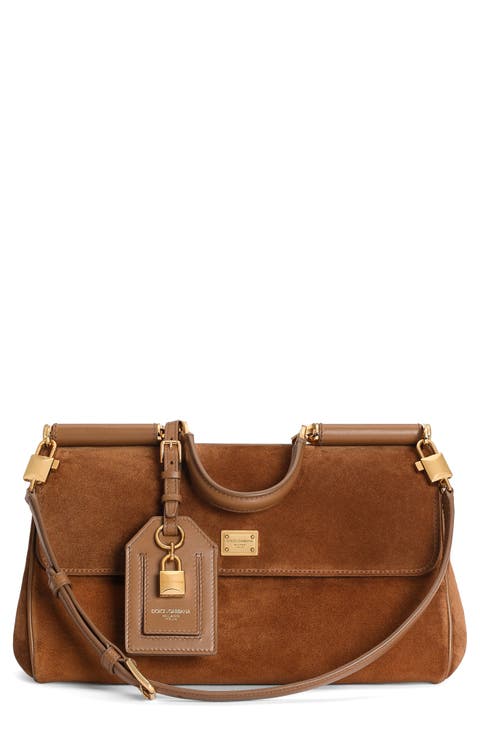 Medium My Sicily Split Calfskin Handbag
