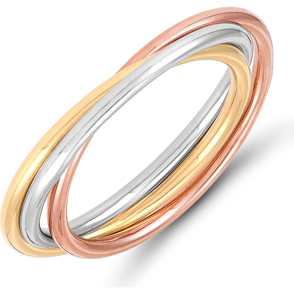 Frankie & Zoe 14k Gold Rolling Band Ring