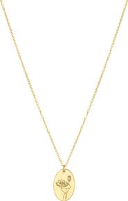 Set & Stones Louise Birth Flower Necklace