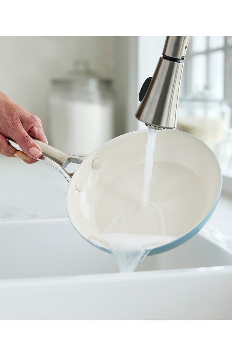 GreenPan Padova Pro 10-Piece Ceramic Nonstick Cookware Set, Alternate, color, Blue Haze