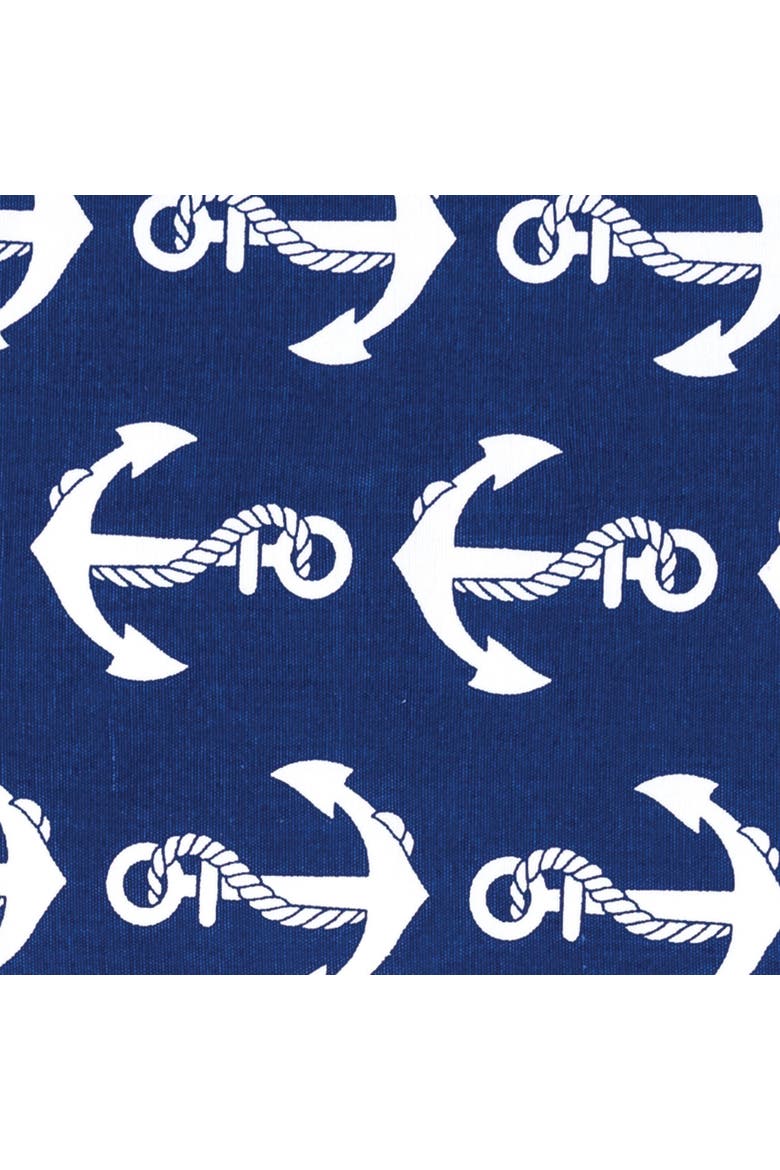 Beachy Anchor Cotton Placemats Set of 6, 13" x 19", Alternate, color, Blue