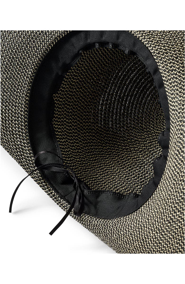 Lands' End Facesaver Wide Hat, Alternate, color, Black/Natural