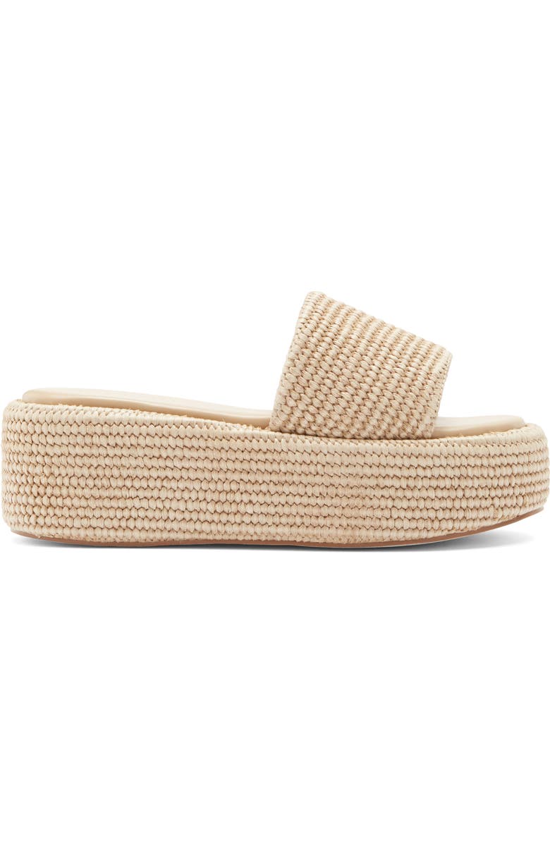 Billini Zabella Platform Sandal, Alternate, color, Natural Raffia
