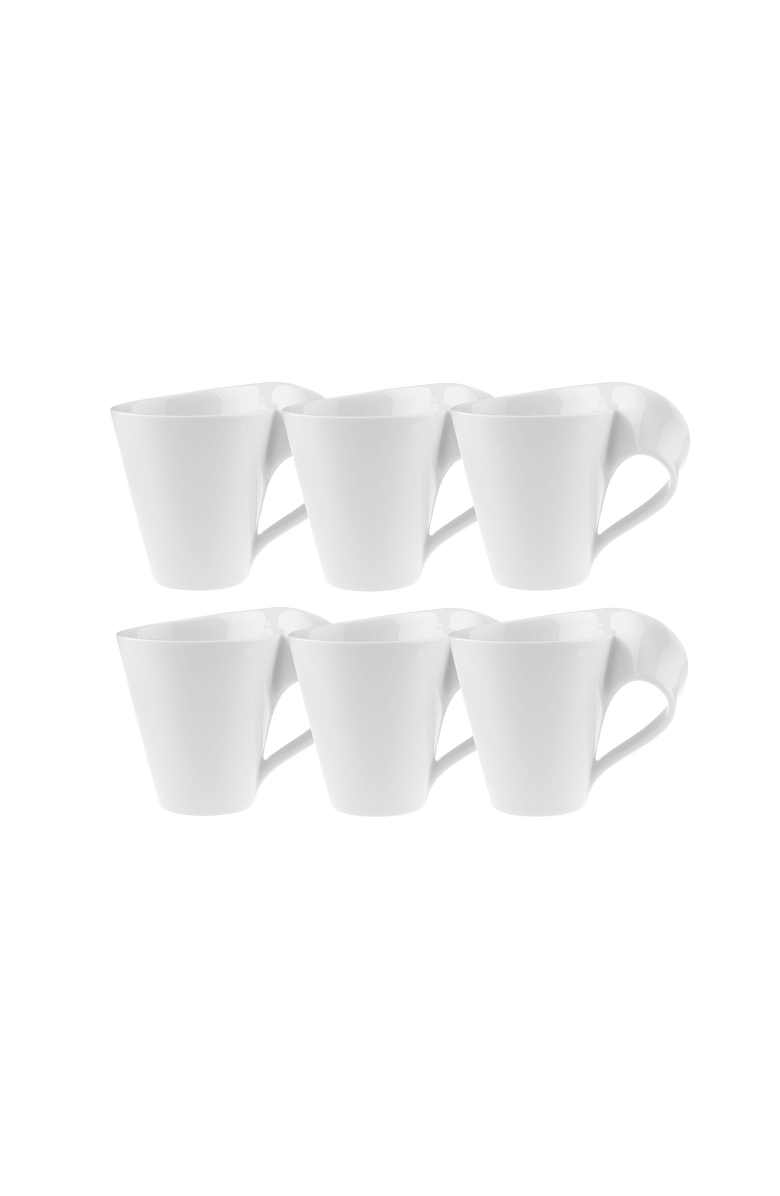 Villeroy & Boch NewWave Caffe Mug Set of 6, Main, color, White