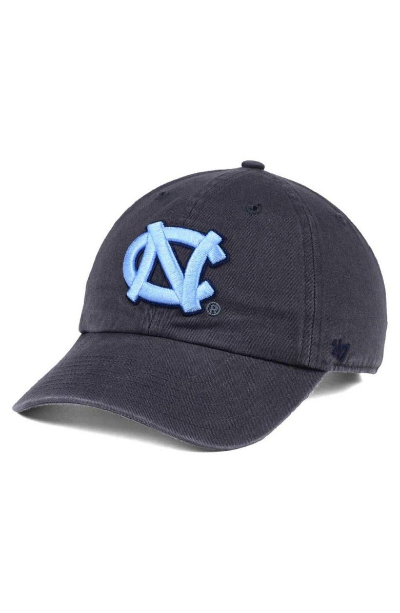 '47 North Carolina Tar Heels '47 Clean Up Adjustable Hat - Charcoal, Main, color, 