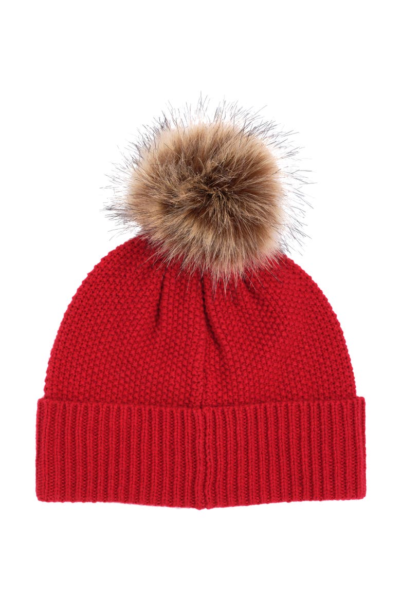 direct embroidery cable hat, Alternate, color, ralph red